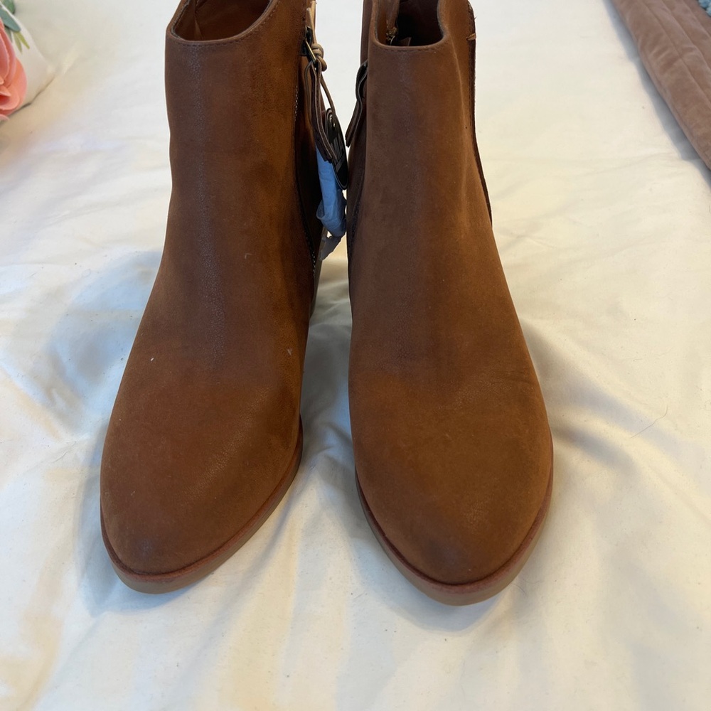 MIA Tan Ankle Booties